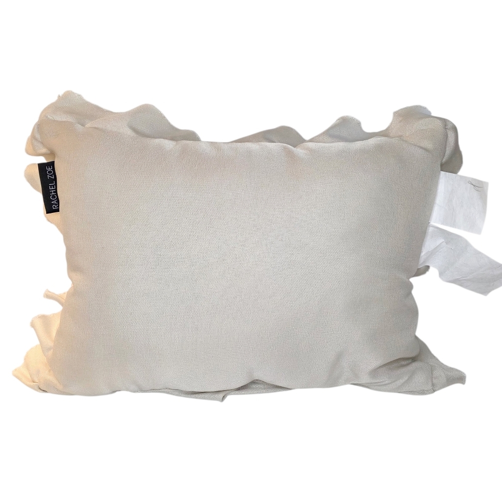 Rachel Zoe x Geneva Home Fifth Avenue Floral Embroidered Linen Accent Pillow - Picture 2 of 8